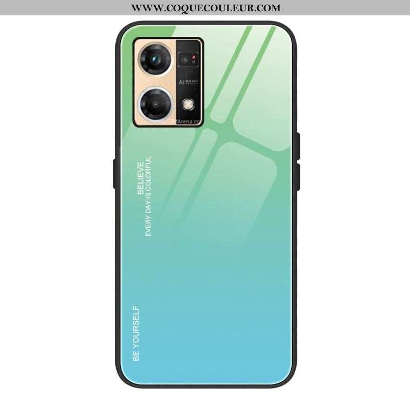 Coque Oppo Reno 7 Verre Trempé Be Yourself