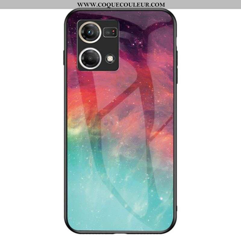 Coque Oppo Reno 7 Verre Trempé Motif