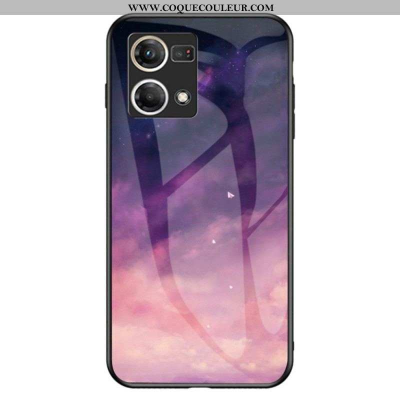 Coque Oppo Reno 7 Verre Trempé Motif