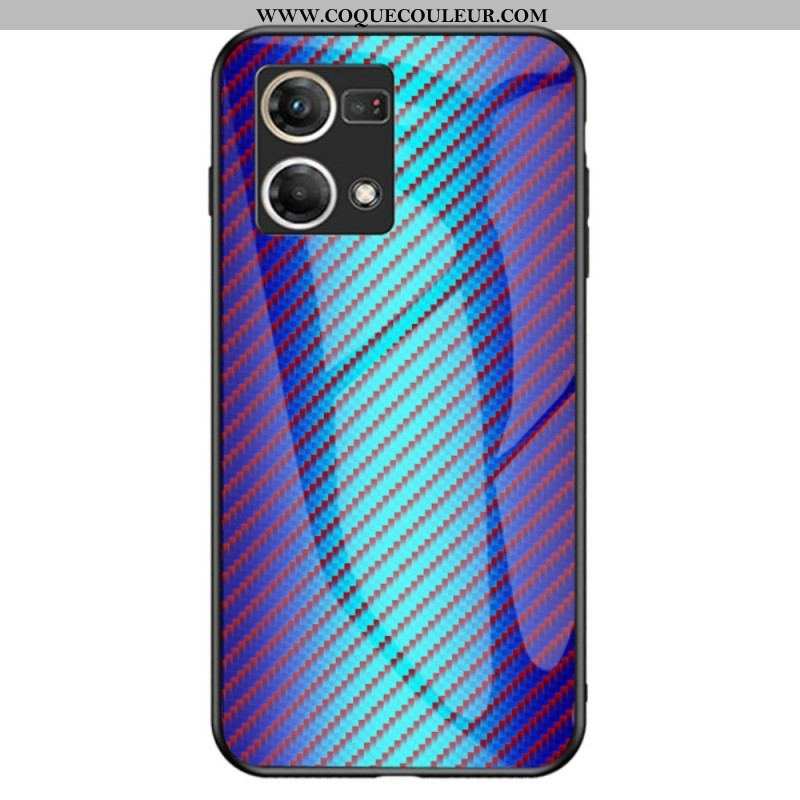 Coque Oppo Reno 7 Verre Trempé Fibre Carbone