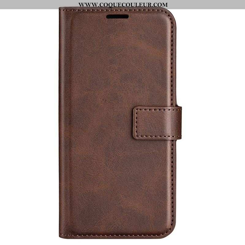 Housse Oppo Reno 7 Style Cuir Fin