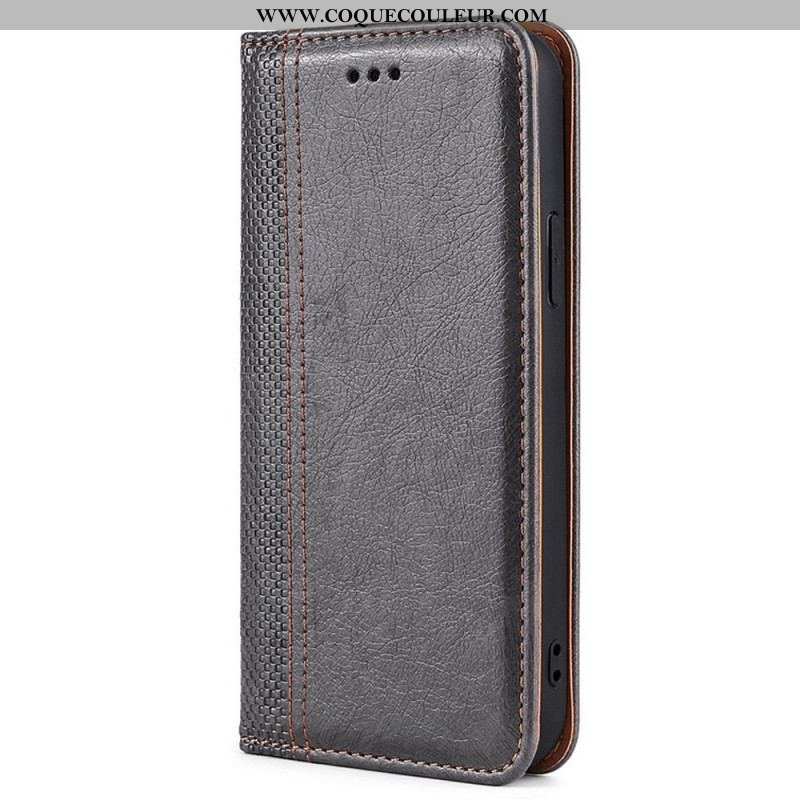 Flip Cover Oppo Reno 7 Simili Cuir Vintage