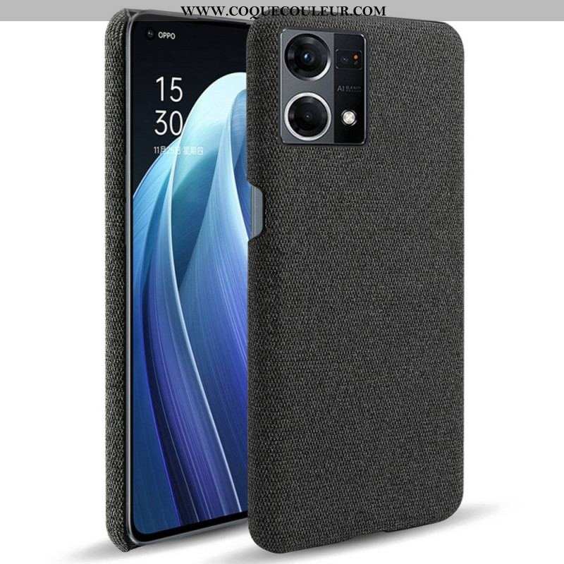 Coque Oppo Reno 7 Tissu