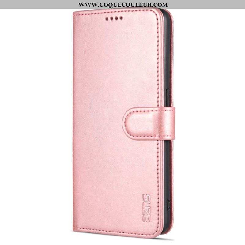 Housse Oppo Reno 8 Lite Style Cuir AZNS