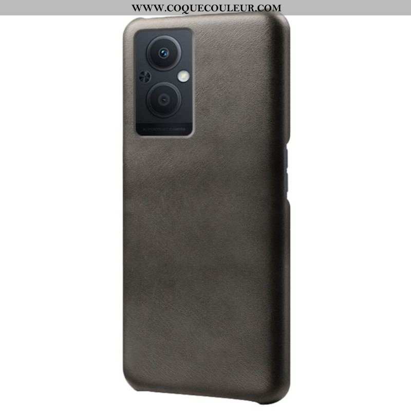 Coque Oppo Reno 8 Lite Effet Cuir