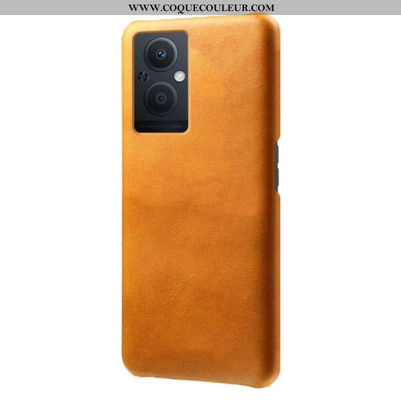 Coque Oppo Reno 8 Lite Effet Cuir