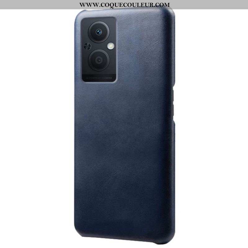 Coque Oppo Reno 8 Lite Effet Cuir