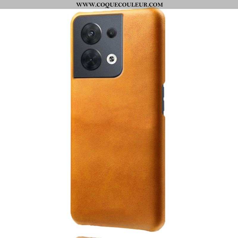 Coque Oppo Reno 8 Effet Cuir