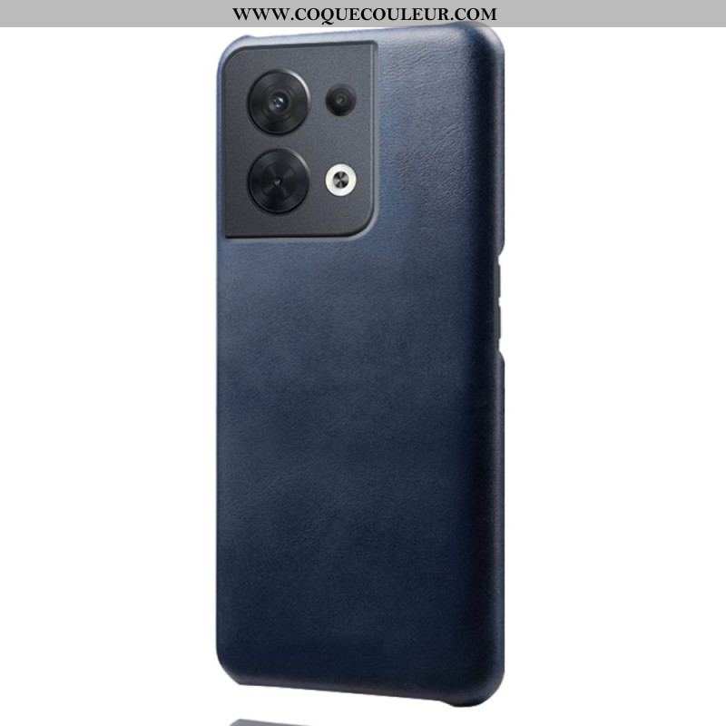 Coque Oppo Reno 8 Effet Cuir