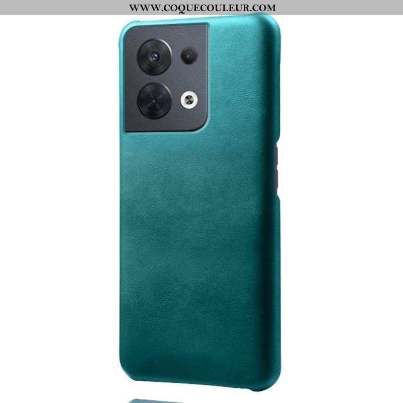 Coque Oppo Reno 8 Effet Cuir