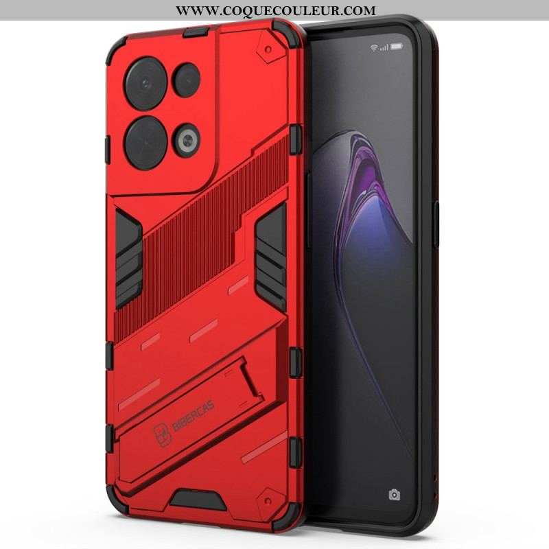 Coque Oppo Reno 8 Support Amovible Deux Positions Mains Libres