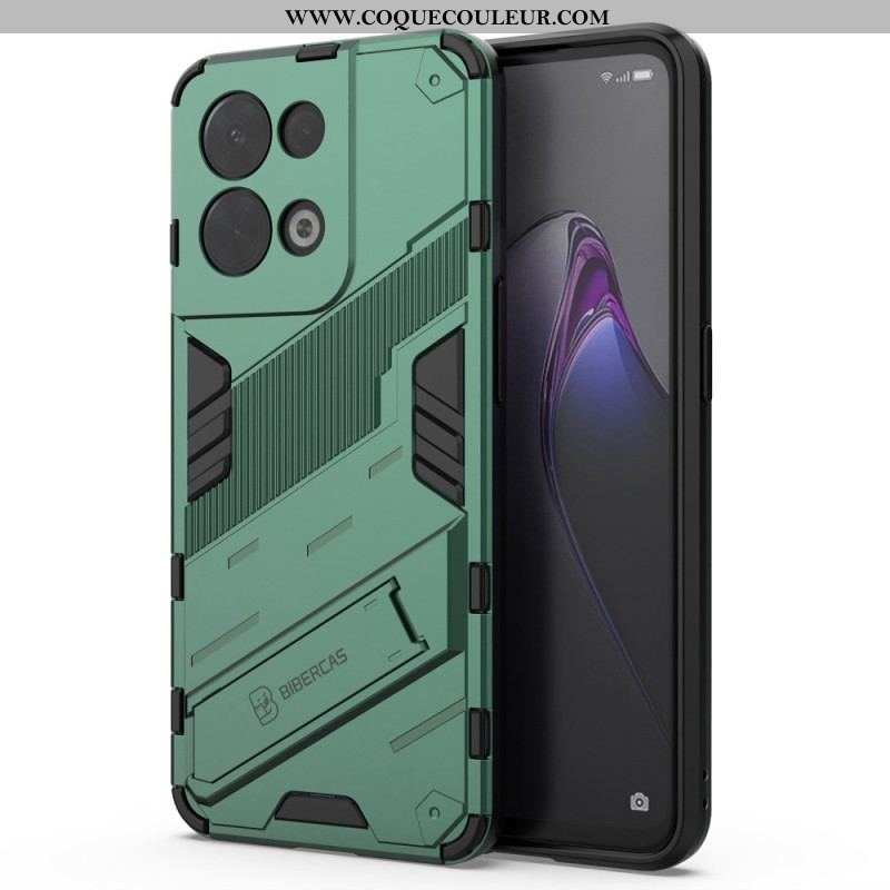 Coque Oppo Reno 8 Support Amovible Deux Positions Mains Libres