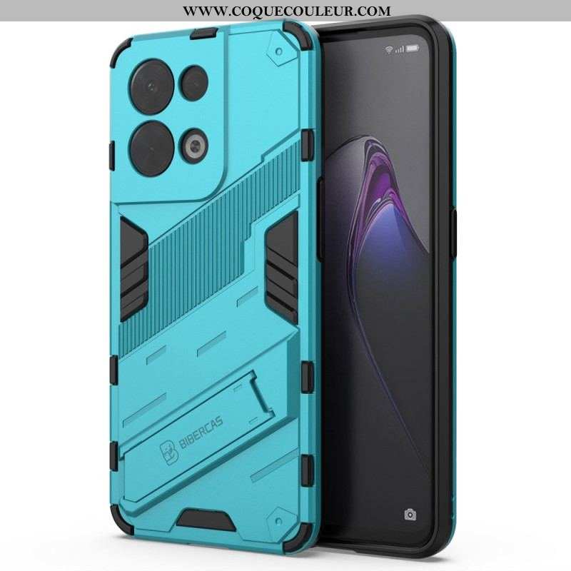 Coque Oppo Reno 8 Support Amovible Deux Positions Mains Libres