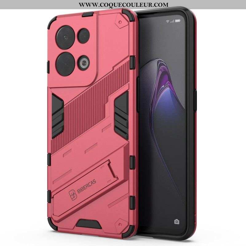 Coque Oppo Reno 8 Support Amovible Deux Positions Mains Libres