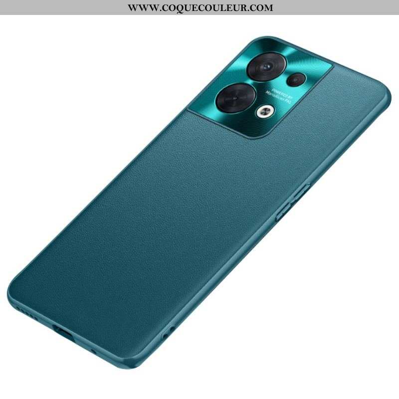 Coque Oppo Reno 8 Simili Cuir Haut de Gamme