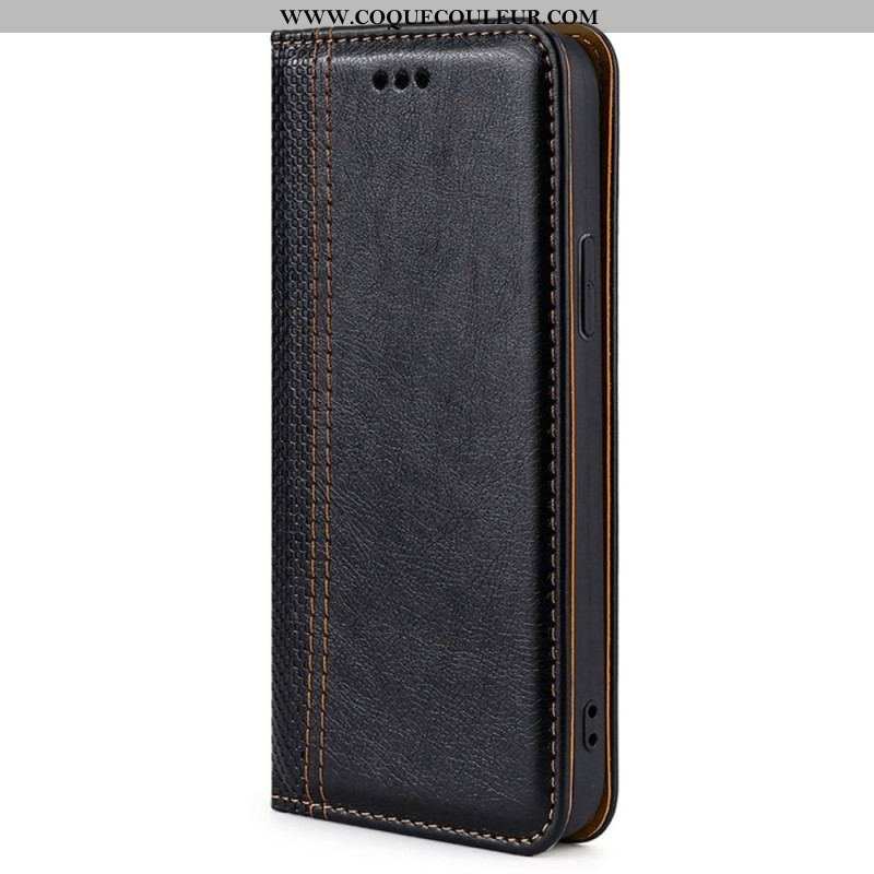 Flip Cover Oppo Reno 8 Simili Cuir Vintage