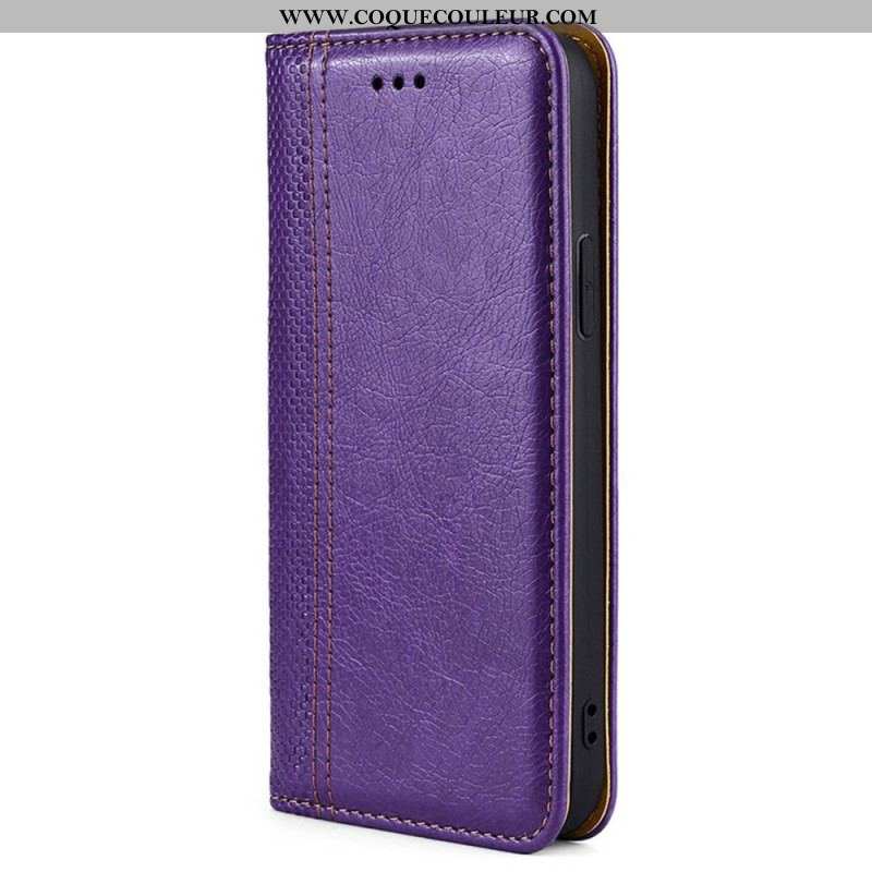 Flip Cover Oppo Reno 8 Simili Cuir Vintage