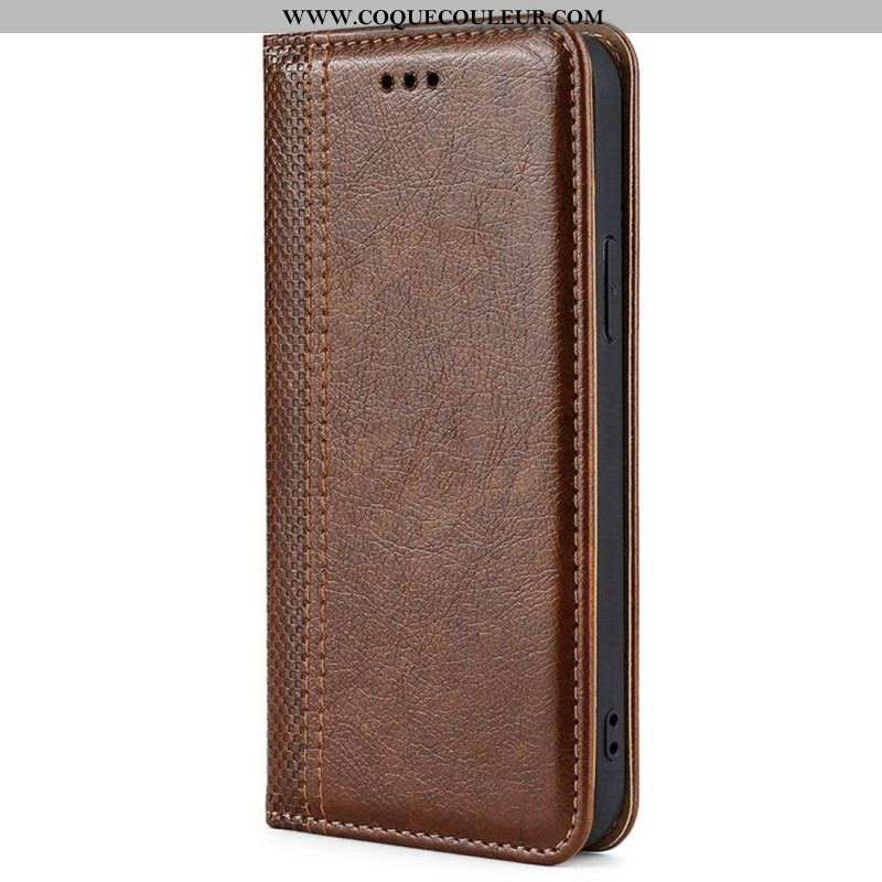 Flip Cover Oppo Reno 8 Simili Cuir Vintage