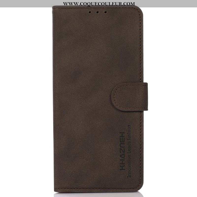 Housse Oppo Reno 8 Effet Cuir Fashion KHAZNEH