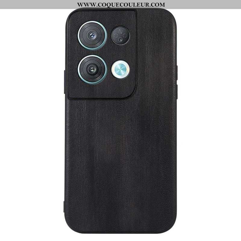 Coque Oppo Reno 8 Simili Cuir Texturé