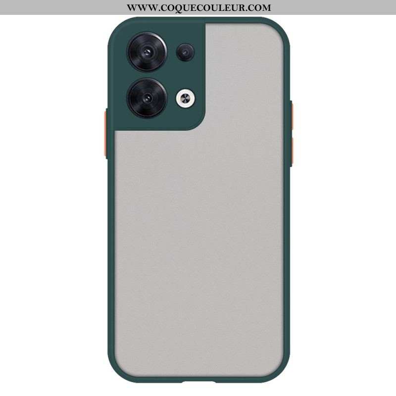 Coque Oppo Reno 8 Hybride Rebords Colorés