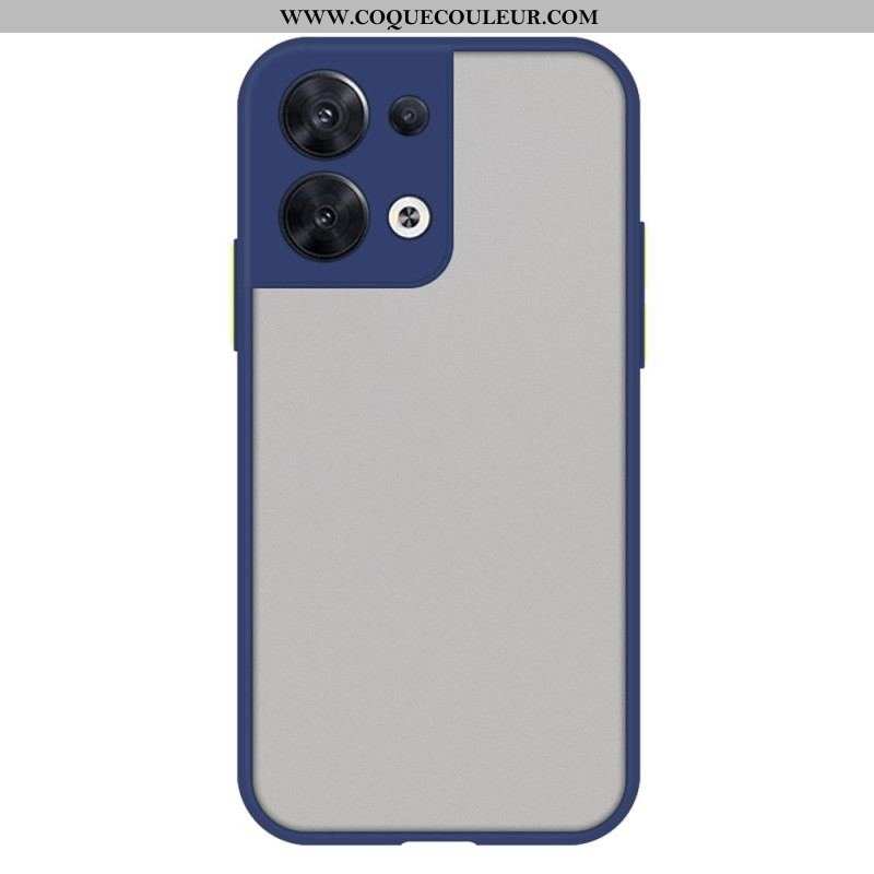 Coque Oppo Reno 8 Hybride Rebords Colorés