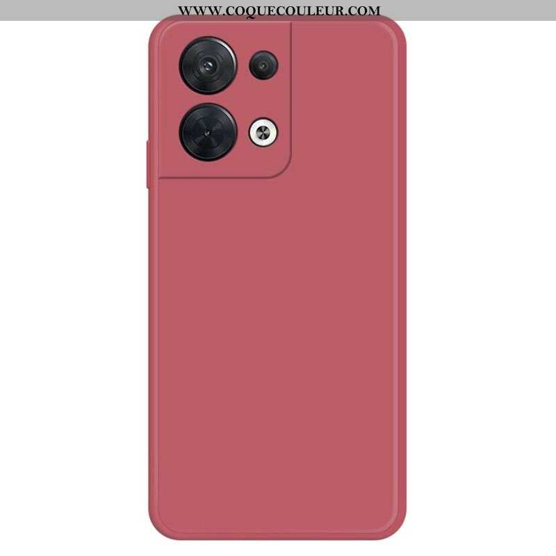 Coque Oppo Reno 8 Silicone Intérieur Microfibre