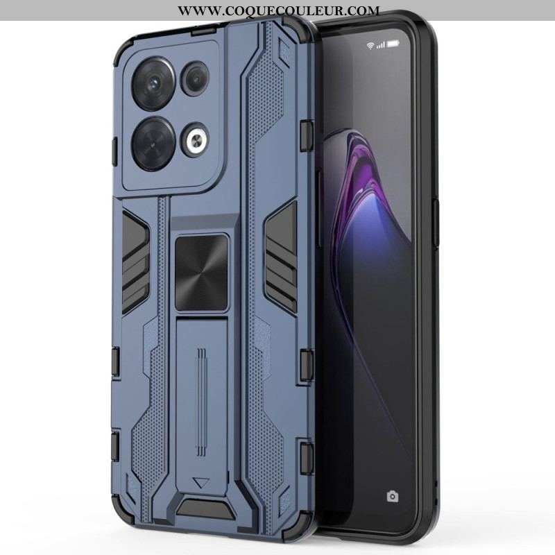 Coque Oppo Reno 8 Support Amovible Vertical et Horizontal