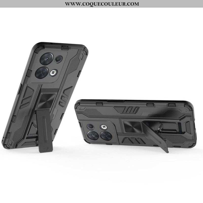 Coque Oppo Reno 8 Support Amovible Vertical et Horizontal