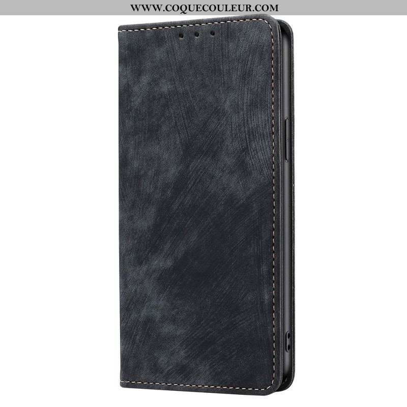 Flip Cover Oppo Reno 8 Simili Cuir Stylisé