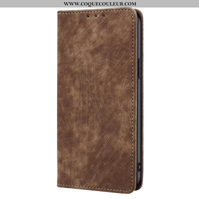 Flip Cover Oppo Reno 8 Simili Cuir Stylisé