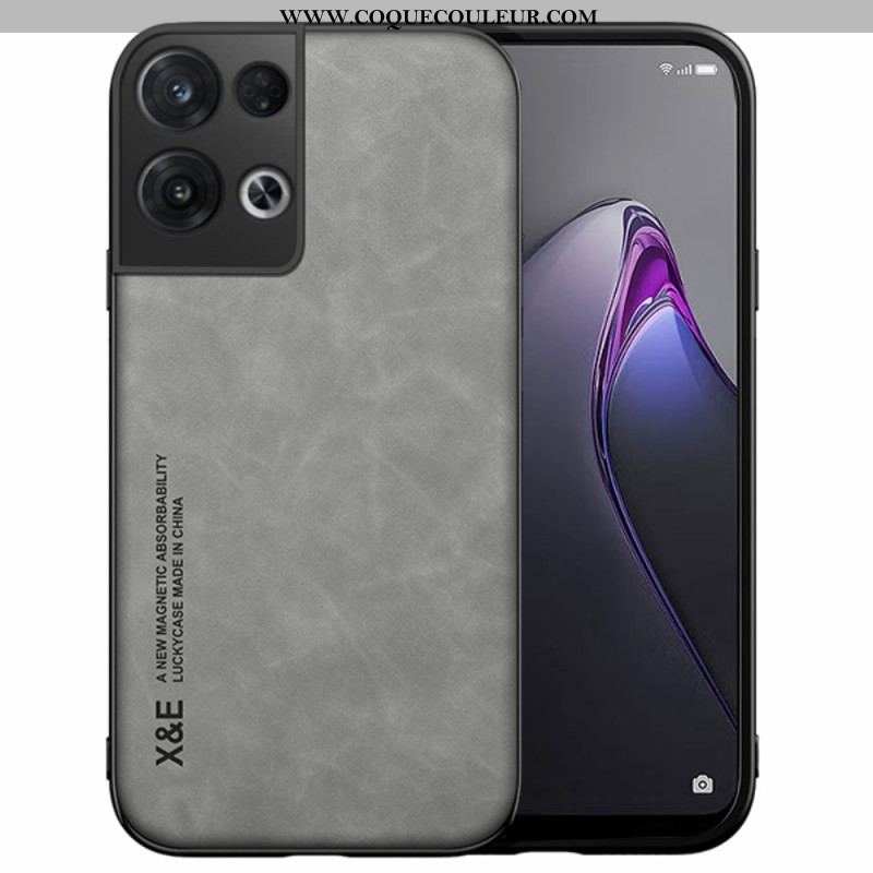 Coque Oppo Reno 8 Effet Cuir X&E