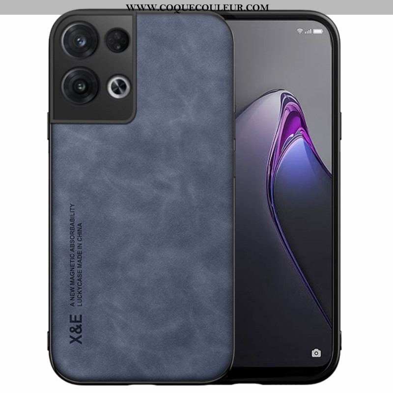 Coque Oppo Reno 8 Effet Cuir X&E