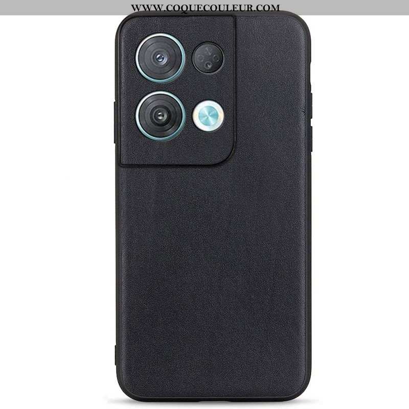 Coque Oppo Reno 8 Vrai Cuir
