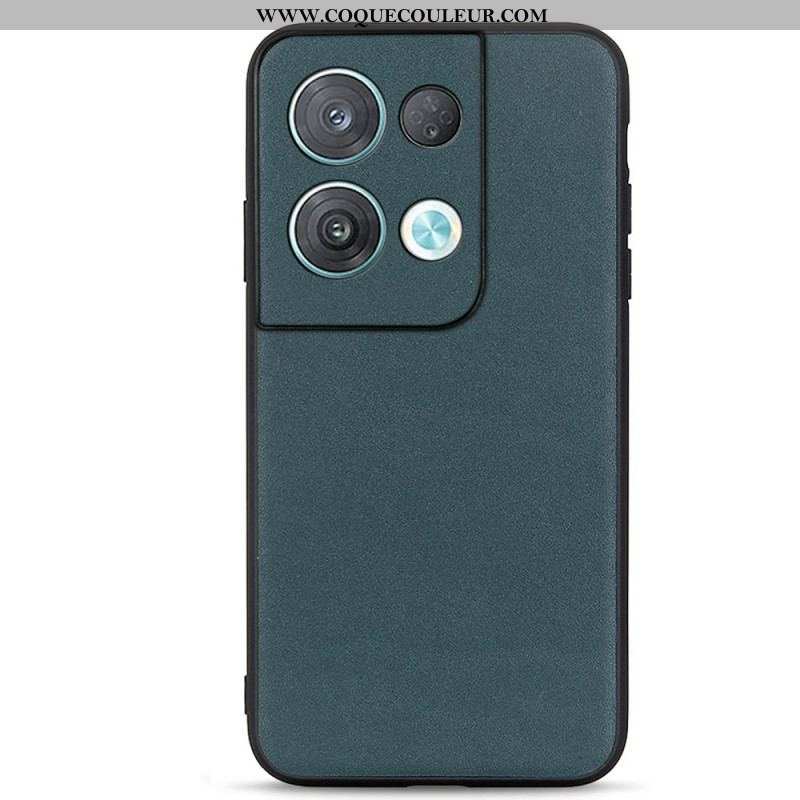 Coque Oppo Reno 8 Vrai Cuir