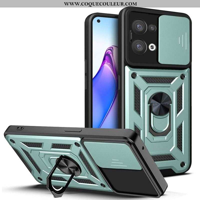 Coque Oppo Reno 8 Anneau Premium