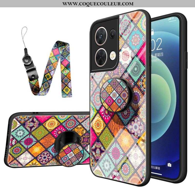 Coque Oppo Reno 8 Patchwork