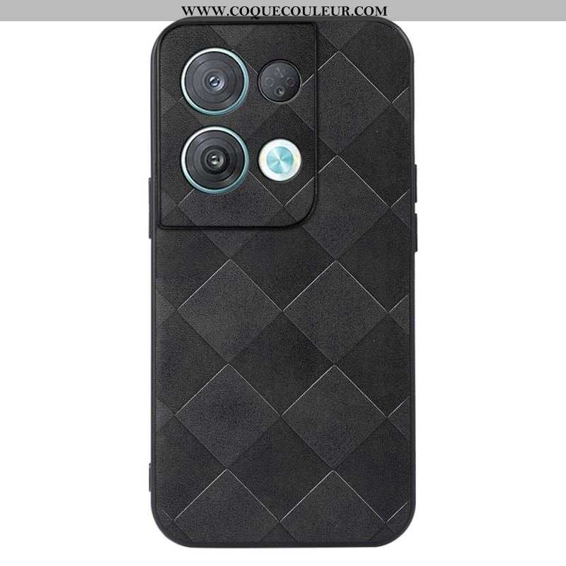 Coque Oppo Reno 8 Style Tissé