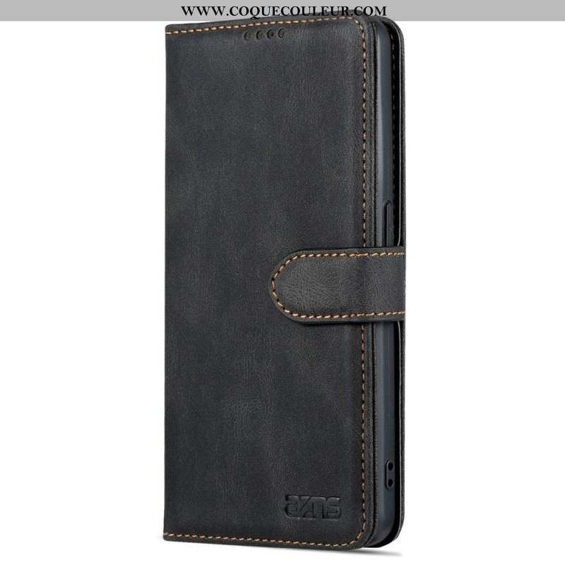 Housse Oppo Reno 8 Effet Cuir Vintage AZNS