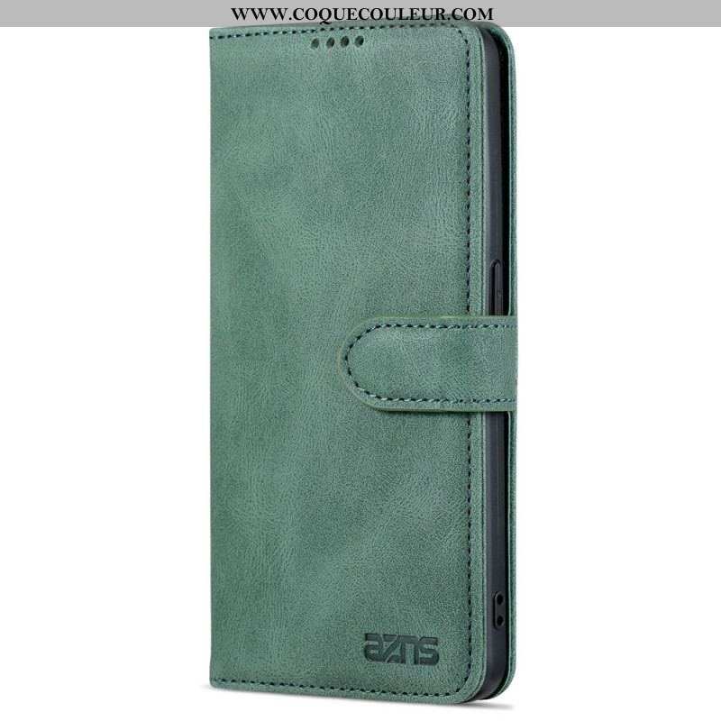 Housse Oppo Reno 8 Effet Cuir Vintage AZNS