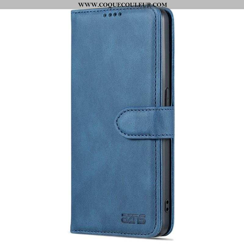 Housse Oppo Reno 8 Effet Cuir Vintage AZNS