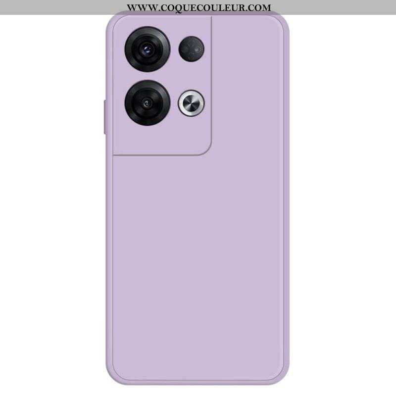 Coque Oppo Reno 8 Pro Silicone Intérieur Microfibre