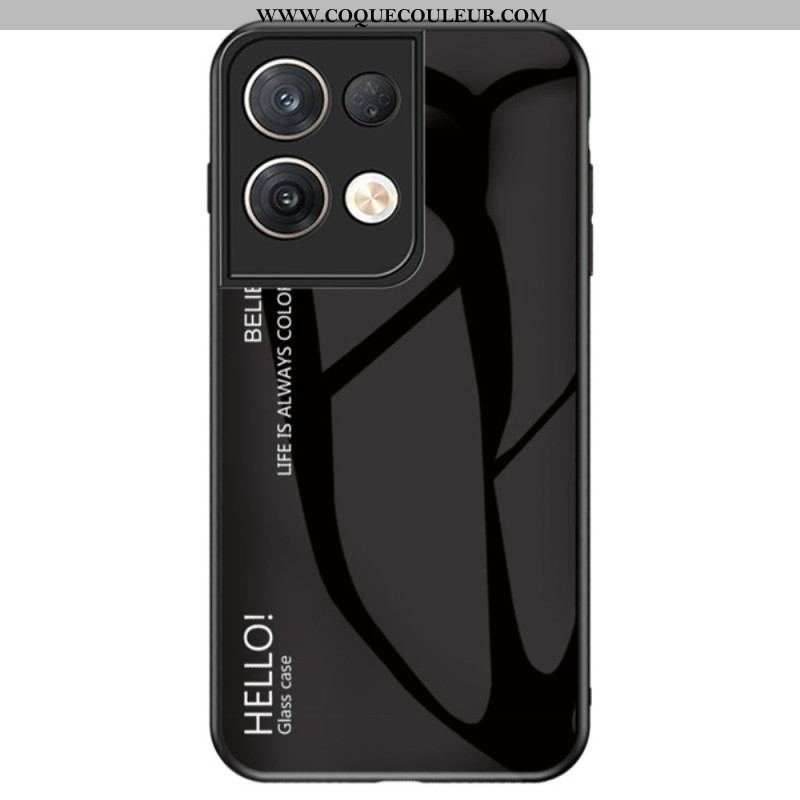 Coque Oppo Reno 8 Pro Verre Trempé Hello