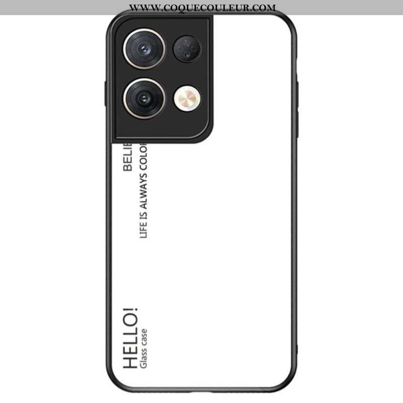 Coque Oppo Reno 8 Pro Verre Trempé Hello