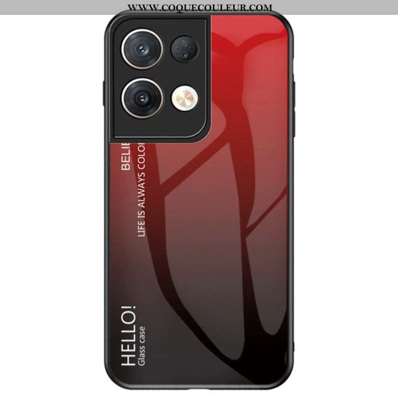 Coque Oppo Reno 8 Pro Verre Trempé Hello