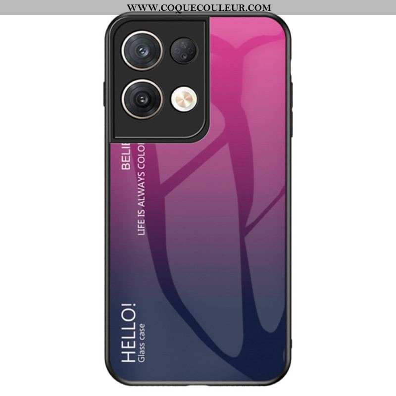 Coque Oppo Reno 8 Pro Verre Trempé Hello