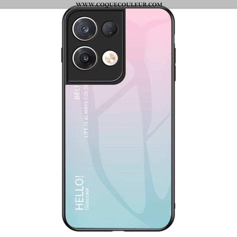 Coque Oppo Reno 8 Pro Verre Trempé Hello