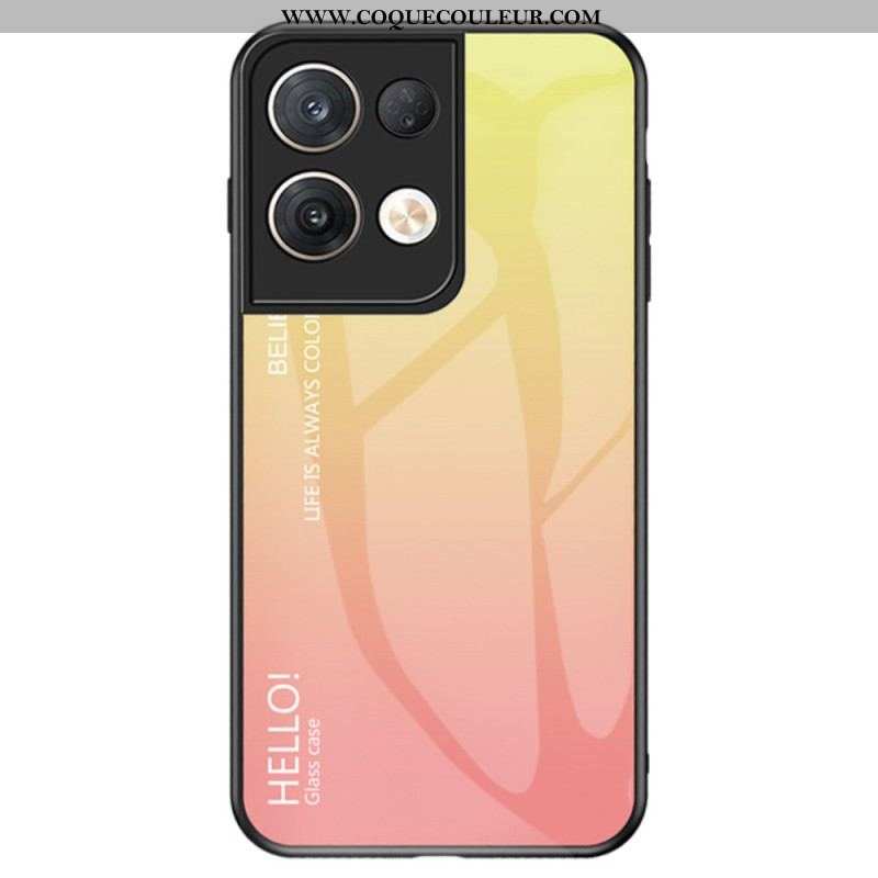 Coque Oppo Reno 8 Pro Verre Trempé Hello