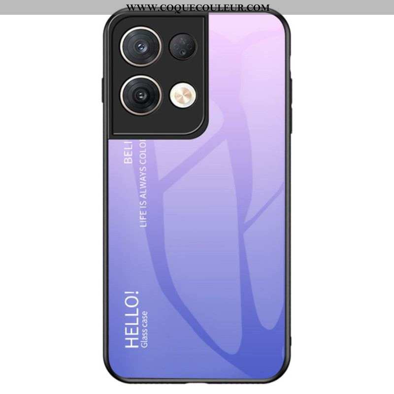 Coque Oppo Reno 8 Pro Verre Trempé Hello