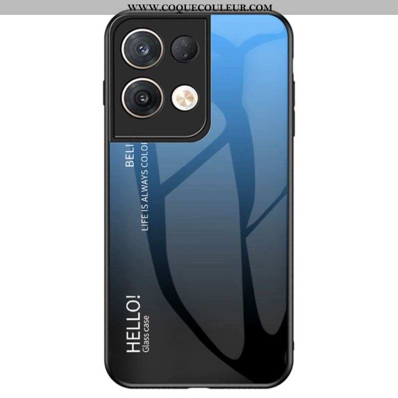 Coque Oppo Reno 8 Pro Verre Trempé Hello